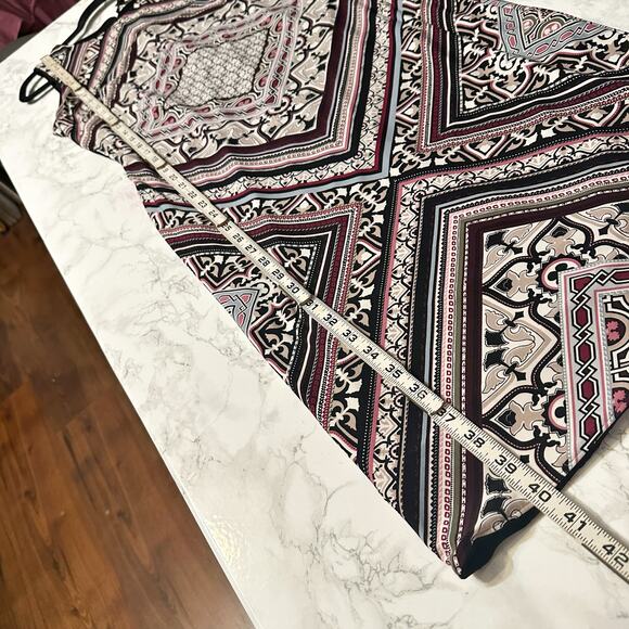 WHBM Reversible Sleeveless Midi Sheath‎ Scarf Print Dress women's size medium - Picture 14 of 14